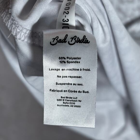 Bad Birdie Women’s Golf Polo – Gray Camo Unlinked Crest Logo Size S - Picture 8 of 9